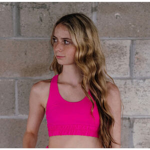 Women's Werk Pink Sports Bra XS